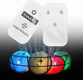 12-Pack Ultra-Lightweight Disc Golf LED Lights for Play Disc Golf in The Night and Other Usage