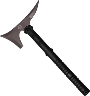 16" Norse Throwing Hatchet with w/ 4" Titanium Coated Blade, Custom Kydex Sheath, Glass Reinforced Nylon (GRN) Replacable Handle - Sticks at 200 Degrees of Angles.