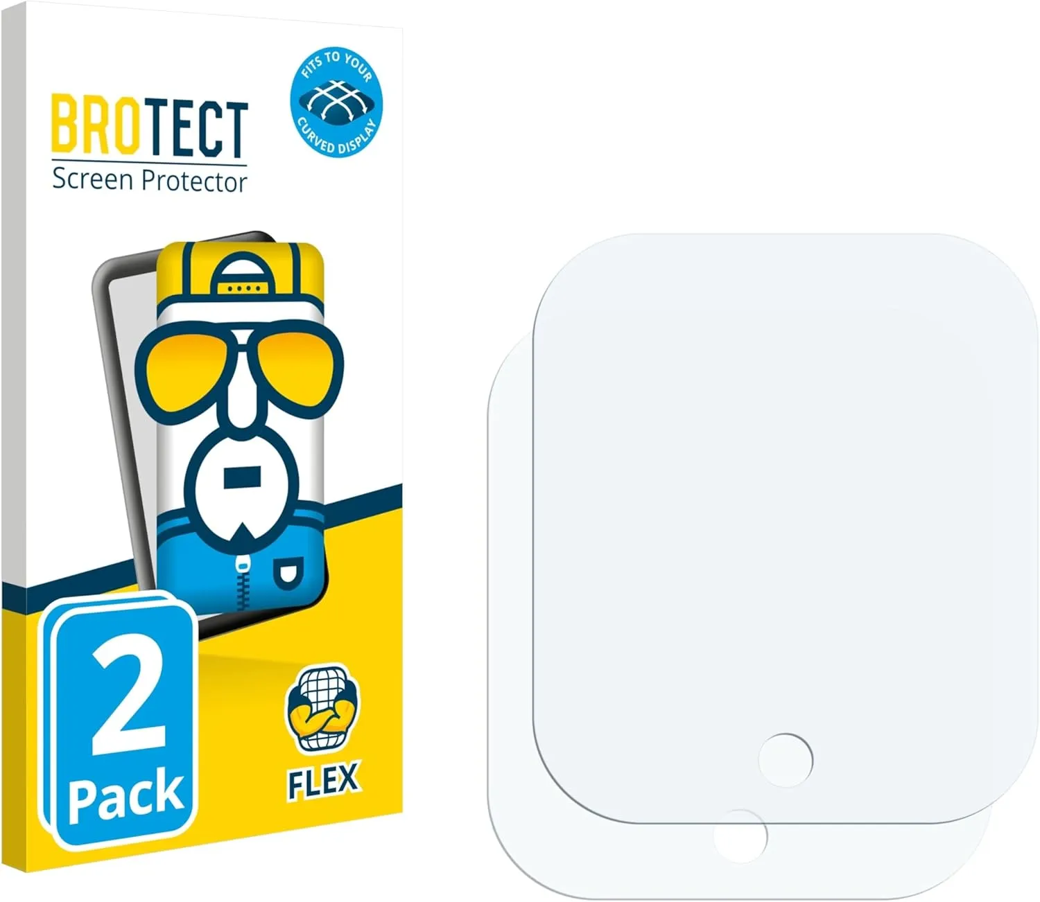 3D Curved Screen Protector Compatible with SilverCrest SFW 220 (2 Pack) - Full Screen Coverage