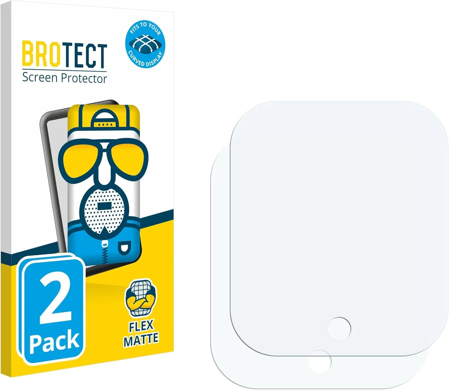 3D Curved Screen Protector Matte Compatible with SilverCrest SFW 220 (2 Pack) - Full Screen Coverage