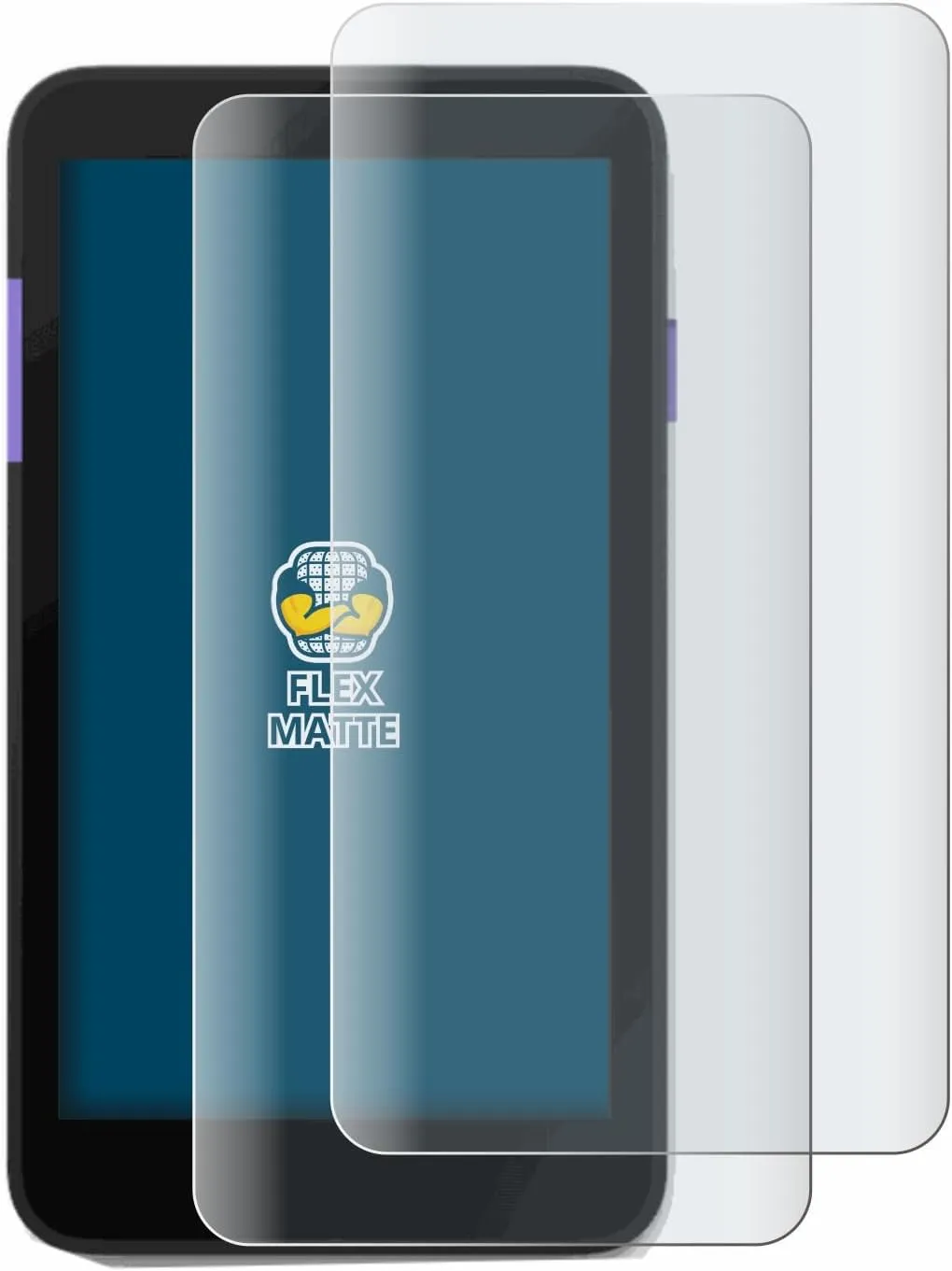 3D Curved Screen Protector Matte for Zettle Terminal (by Paypal) (2 Pack) - Full Screen Coverage