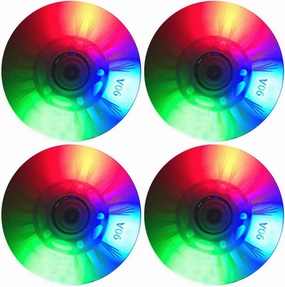 4 Packs Light Up Inline Skate Wheels, 68/70/72/76/80mm Luminous Flash Inline Skates Replacement Wheel with Bearings, LED Flashing Roller Skate Wheels