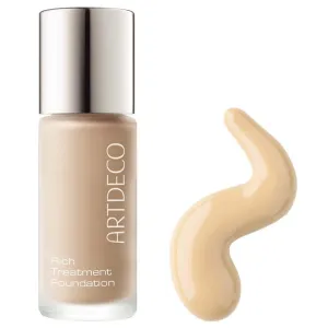ARTDECO Rich Treatment Foundation - Creamy Honey N°17 - Conceals Imperfections & Creates Flawless Complexion - Long-Lasting - Even & Velvety-Smooth Finish - Water-Resistant - Vegan Makeup - 0.67 Fl Oz