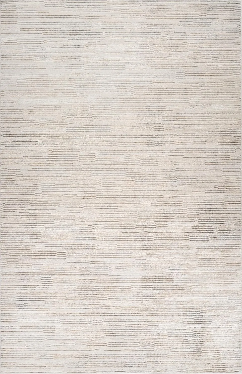 Astra 5'x8' (Exact Size: 5'3" x 7'7") Modern Indoor Area Rug, Beige Cream - Living Room, Bedroom, Dining Room, and Kitchen