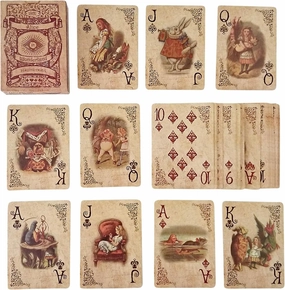 ASVP Shop Alice In Wonderland Playing Cards - Full Set is Ideal for Themed Parties, Props, Theme, and Games
