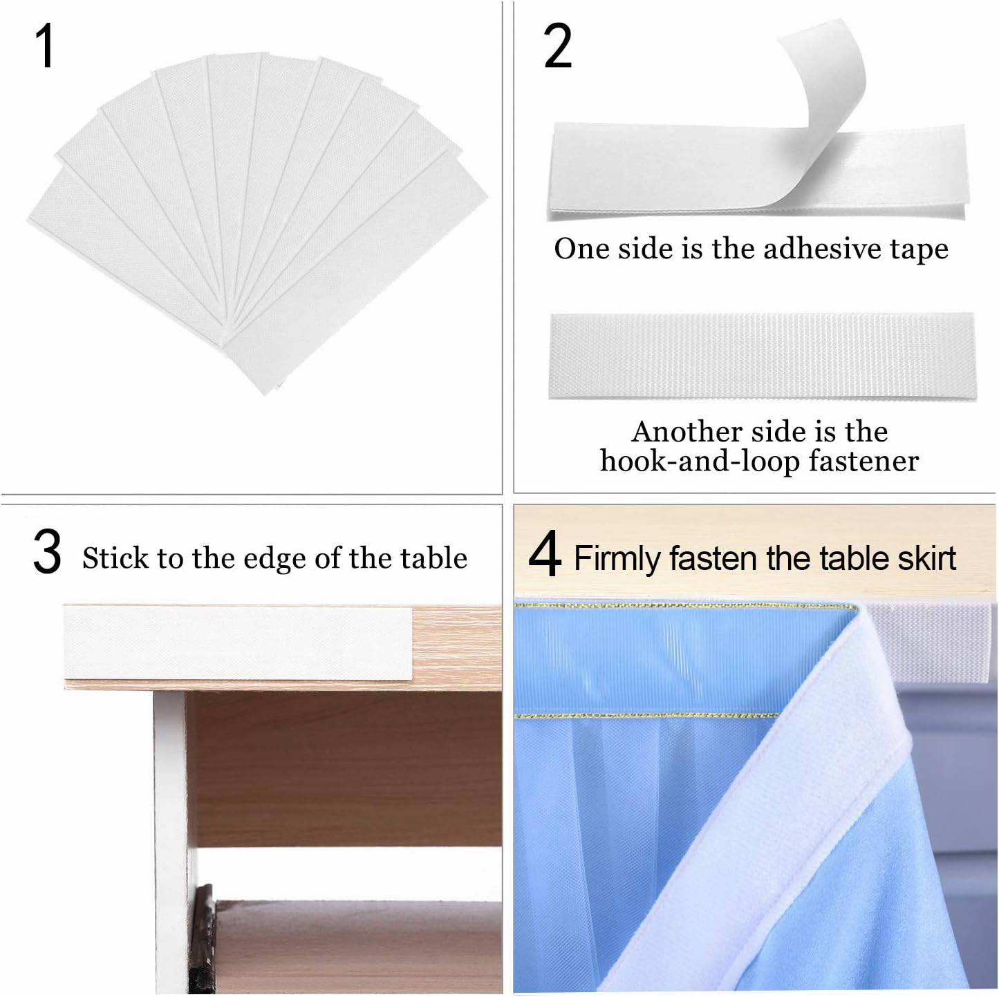 Baby Blue Table Skirt for Baby Shower Boy 6ft Light Blue Tulle Tutu Table Cloth for Elephant Birthday Party Ocean Baby Shark Gender Reveal Cake Table Decorations