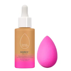 Beautyblender 12-Hour Always on Radiant Skin Tint (Tan 1) & Original Pink Beauty Blender Makeup Sponge Bundle