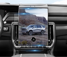 BIBIBO 2Pcs for 2025 GMC Yukon Accessories Screen Protector 2025 Yukon (Elevation/AT4/Denali/AT4 Ultimate/Denali Ultimate) 16.8" Display Nano Foils [Anti Glare & Scratch Ultra-Clear]
