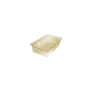 Cambro 16HP150 Amber 6" H Full Size High Heat H-Pan