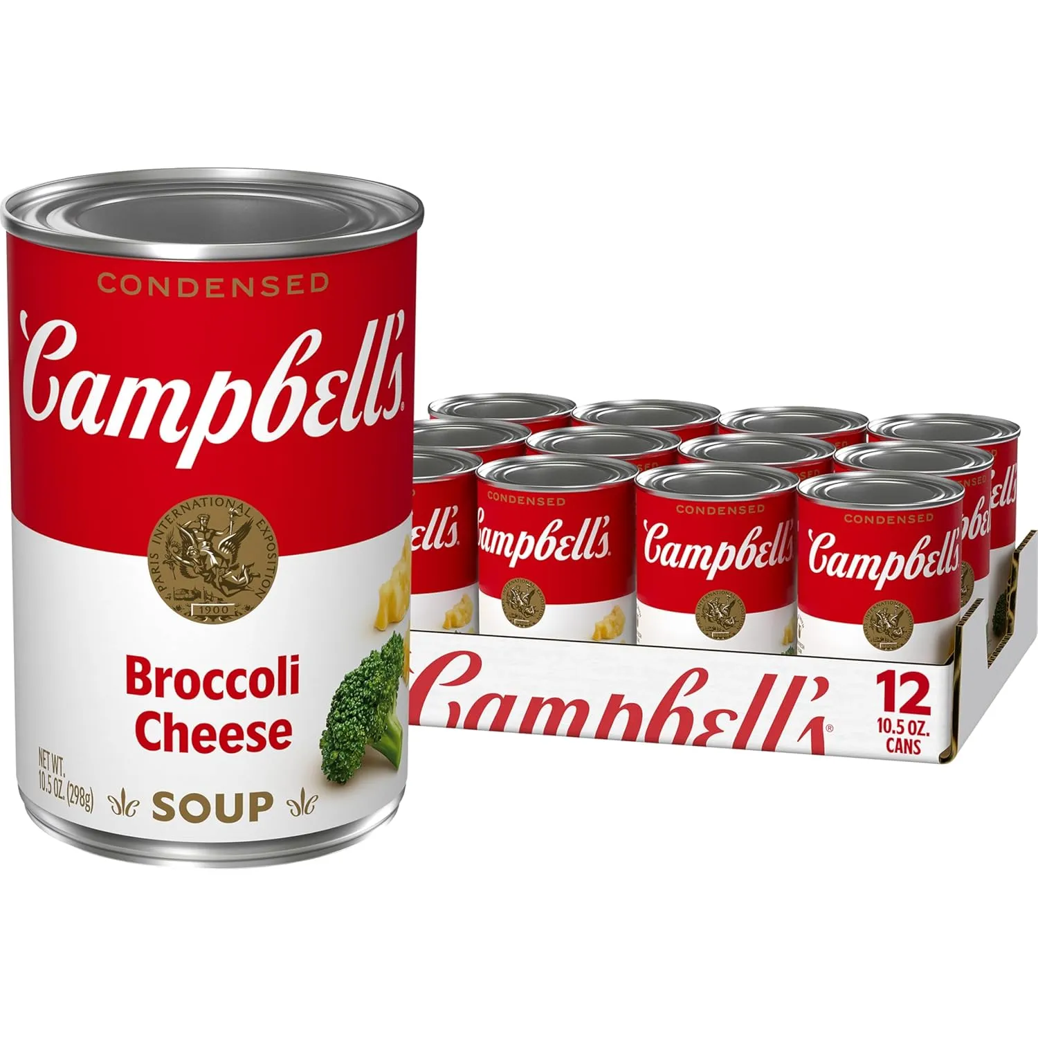 Campbell's Condensed Broccoli Cheese Soup, 10.5 oz Can (12 Pack)