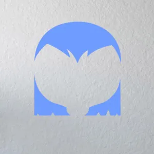 Character Face Wall Decals Stickers ID010, Light Blue, 72 Inches