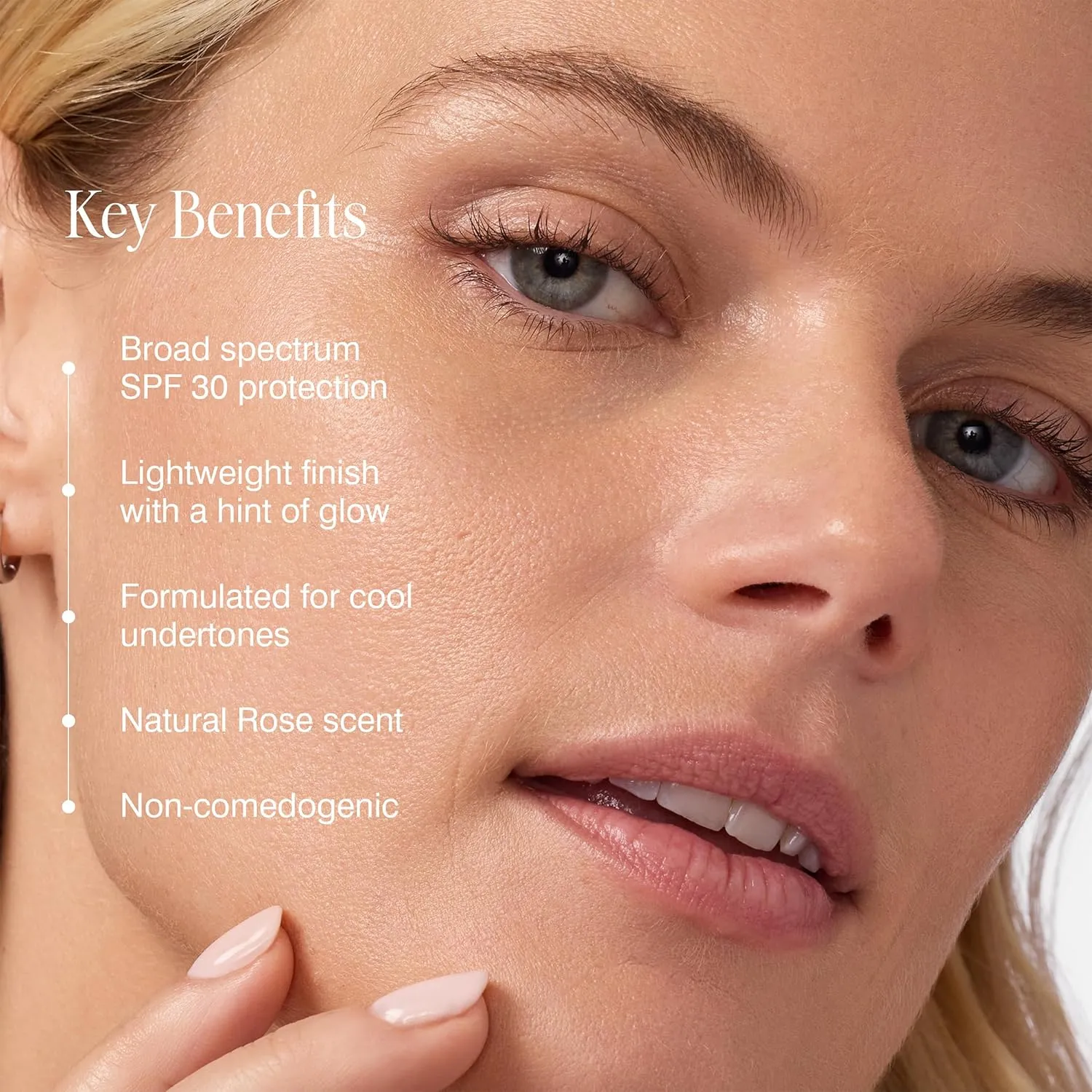 COOLA Organic Rosilliance BB Cream With SPF 30, Tinted Moisturizer Sunscreen & Foundation, Dermatologist Tested, 1.5 Fl Oz
