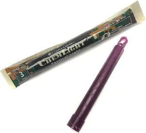 Cyalume Chemlight, Military Grade Light Stick, Infrared (IR), 6-inch, 3 Hour Duration