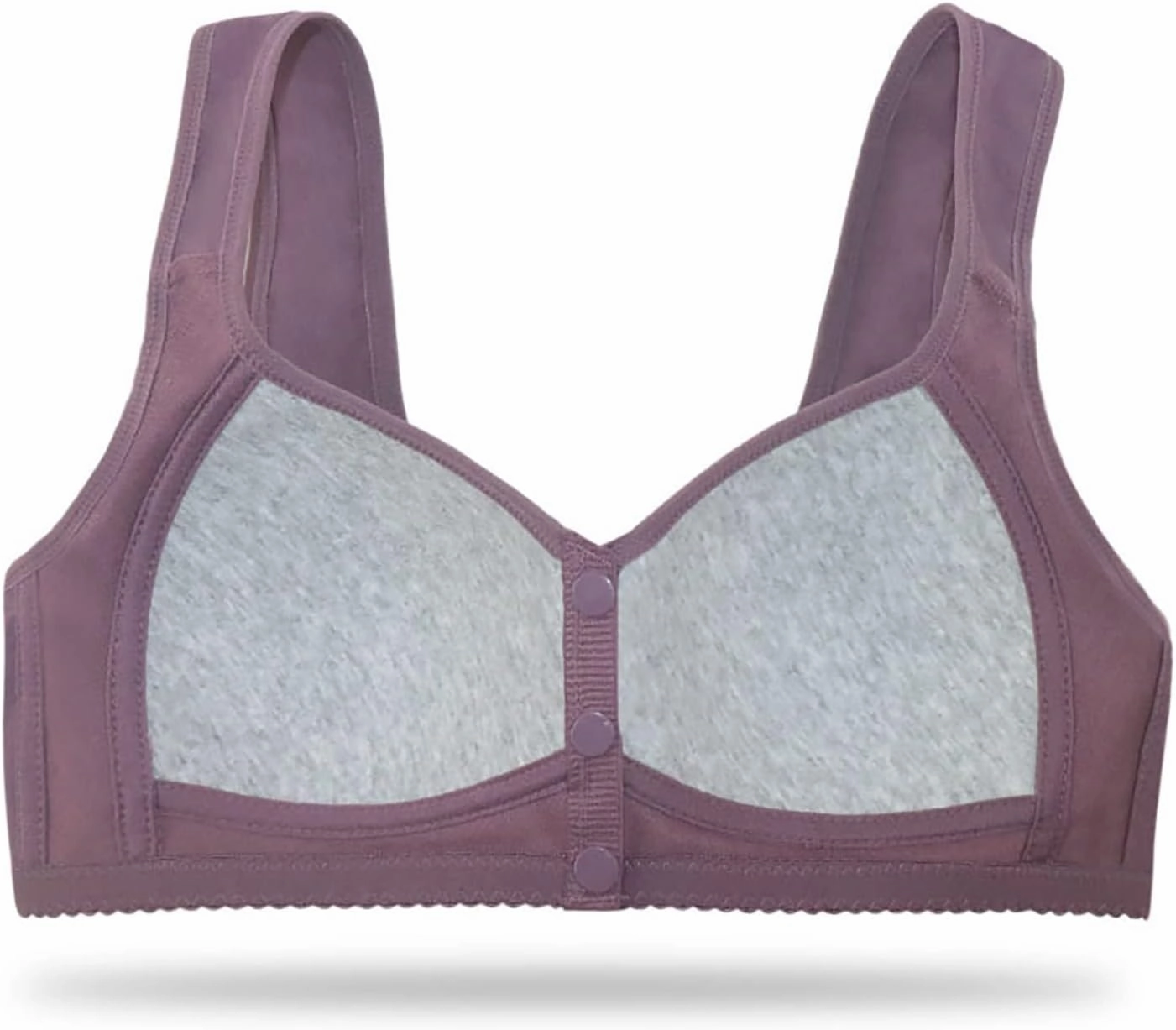 Daisy Bras for Older Women Front Button Close Convenient Everyday Bra 2025 New Comfortable No Underwire Gathering Bra