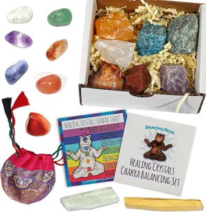 DANCING BEAR Chakra Stone Starter Set
