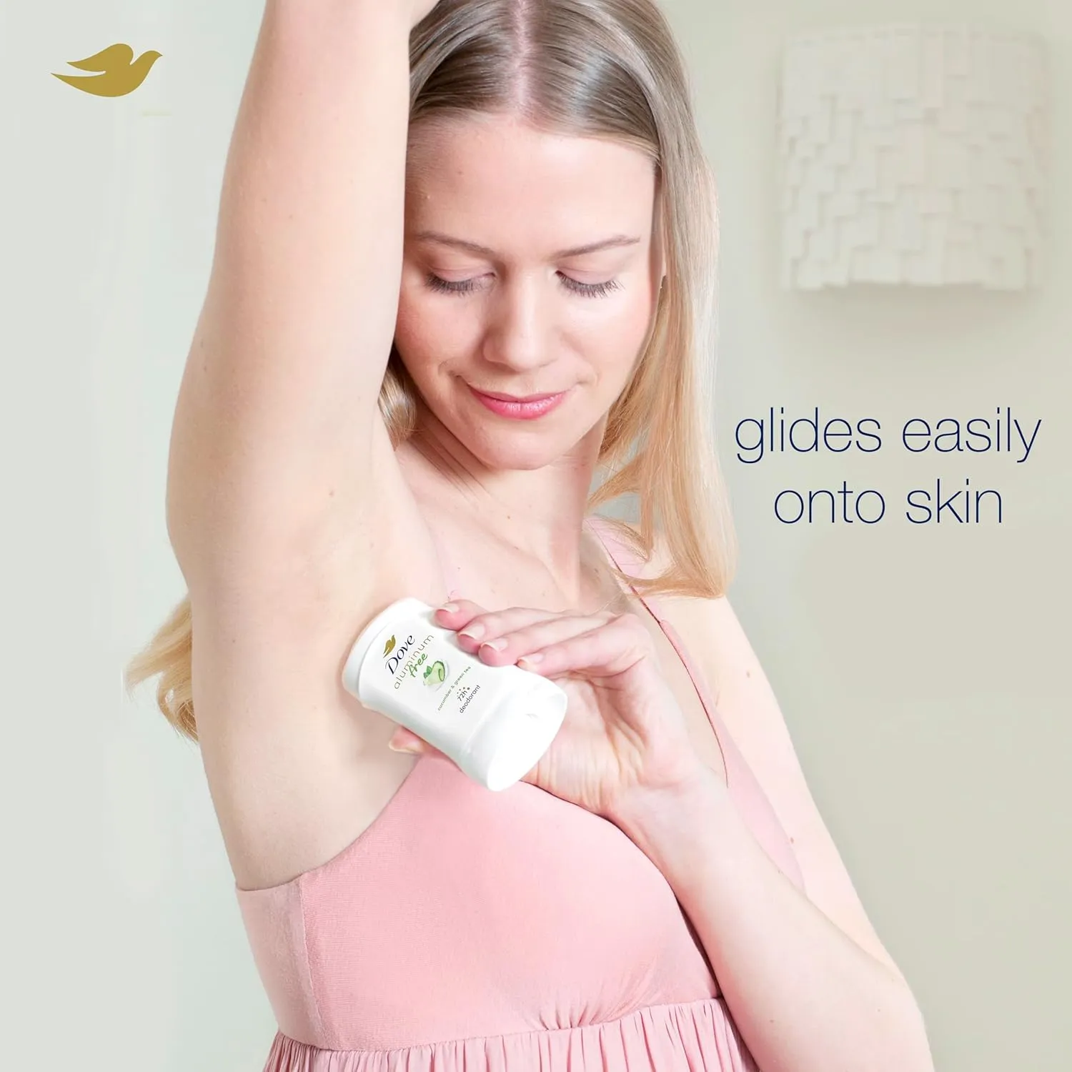 Dove Aluminum Free Deodorant for Women 4 Count Cucumber and Green Tea 72 hour odor protection 2.6 oz