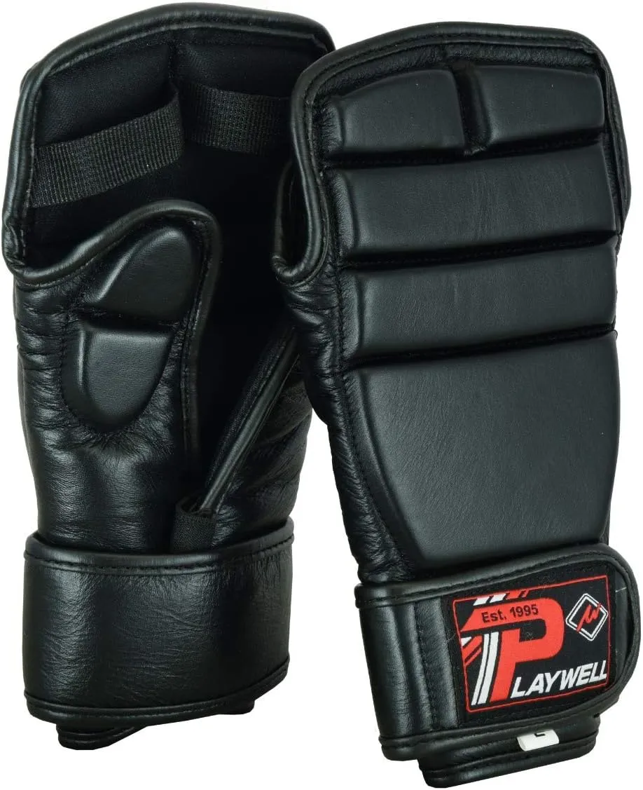 Full Contact Leather Escrima Gloves V2