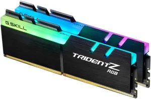 G.SKILL F4-3000C16D-16GTZR 16 GB (8 GB x 2) Trident Z R GB Series DDR4 3000 MHz PC4-24000 CL16 Dual Channel Memory Kit - Black with Full Length RGB LED Light bar