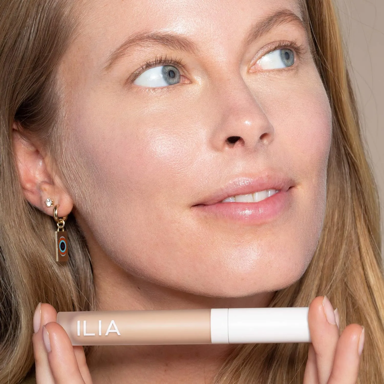 ILIA - True Skin Serum Concealer | Non-Comedogenic, Cruelty-Free, Vegan, Safe For Sensitive Skin, Reduces Appearance of Dark Circles   Blemishes (Yucca SC2, 0.16 oz | 5 ml)