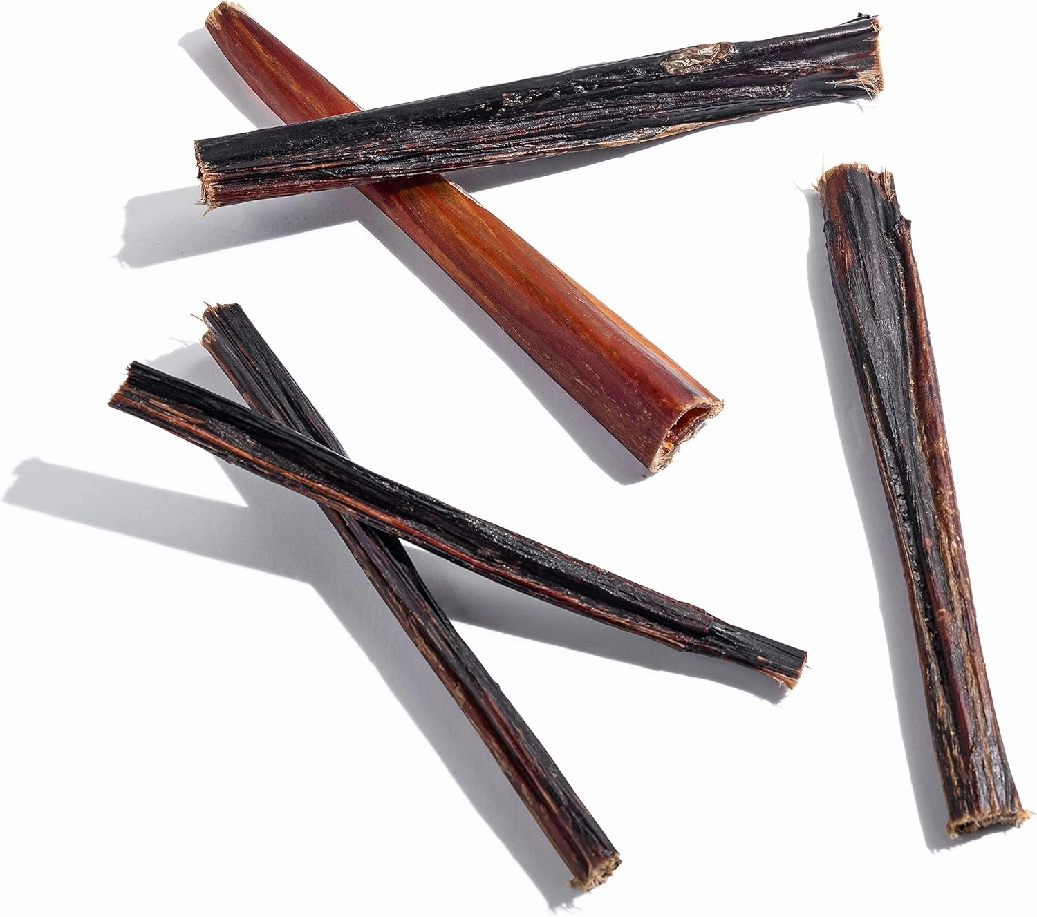 Jack&Pup 6 Inch Skinny Bully Sticks for Small Dogs (30 Pack) Thin, Odor Free Bully Sticks Sheaths | Single Ingredient Beef Pizzle Sticks for Senior Dogs and Puppies