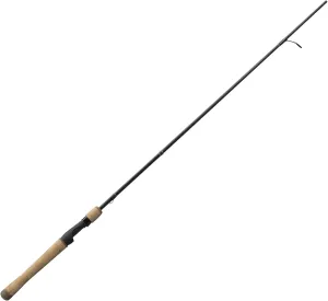 Lew’s Speed Stick Spinning Fishing Rod, IM8 Graphite Blank with Fuji Concept O Guides, Full-Length Cork Grips, Gray/Green