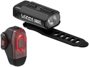 LEZYNE Hecto Drive 500 Bicycle LED Lights Front & Rear Pair, 500 Lumens, 20H Runtime, USB Rechargeable