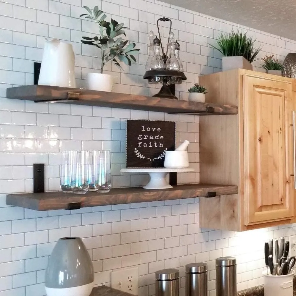 LONGKING White Subway Tiles Peel and Stick Backsplash, Stick on Tiles Kitchen Backsplash