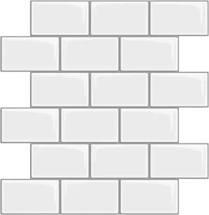 LONGKING White Subway Tiles Peel and Stick Backsplash, Stick on Tiles Kitchen Backsplash