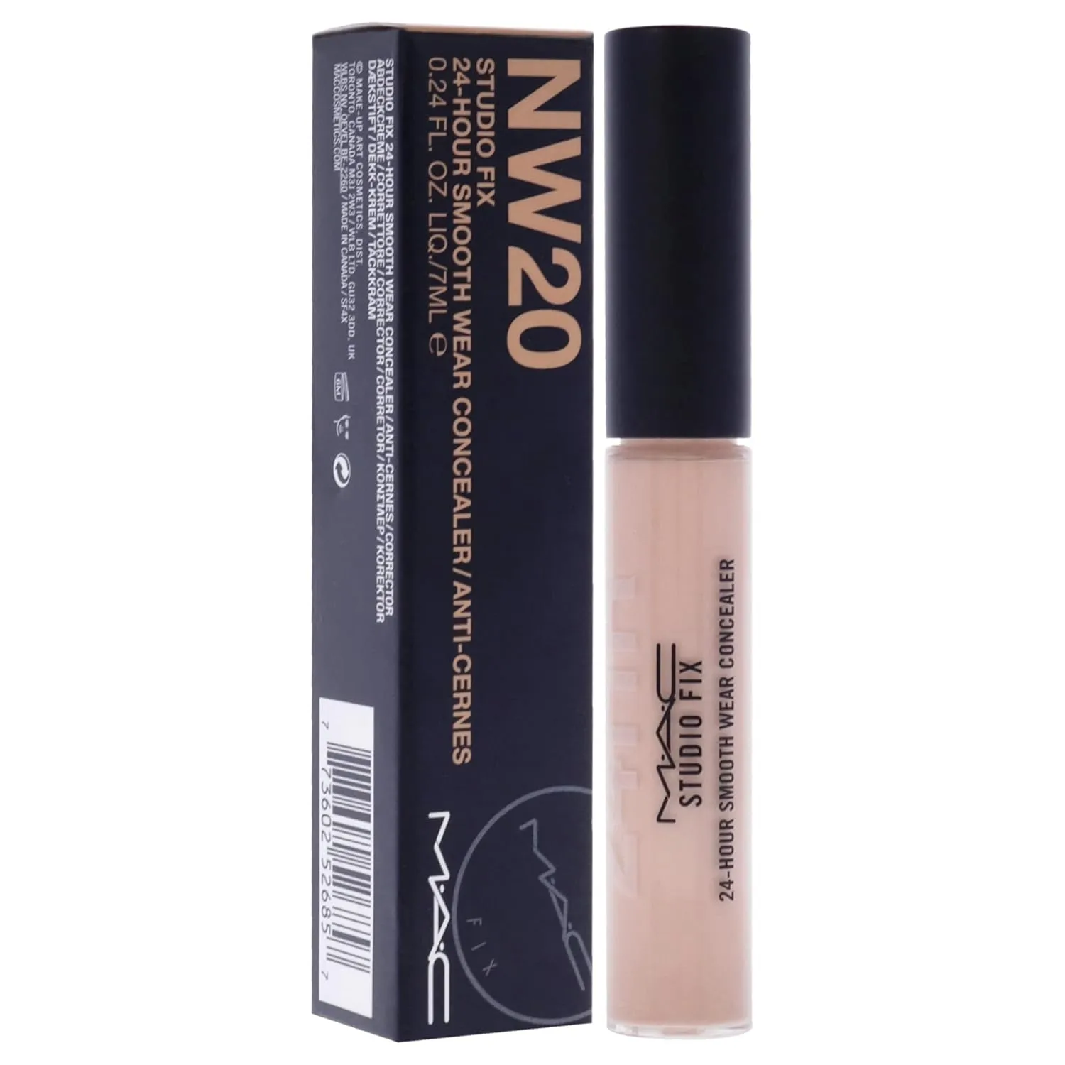 MAC Studio Fix 24 Hour Smooth Wear Concealer - NW20 Concealer Women 0.23 oz