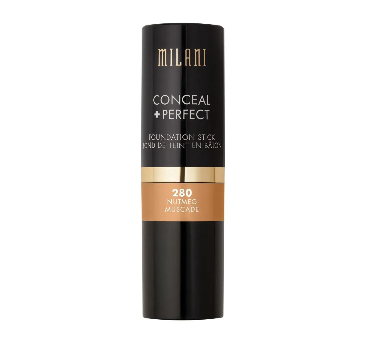 Milani Conceal   Perfect Foundation Stick - Nutmeg (0.46 Ounce) Vegan, Cruelty-Free Cream Foundation - Cover Under-Eye Circles, Blemishes & Skin Discoloration for a Flawless Finish