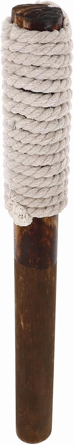 Milisten Outdoor Torch Light Wooden Torch for Garden Fence Decoration Solar-Powered Fire Torch for Landscape Pathway