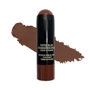 Nudestix Nudies Tinted Blur Foundation Stick, Matte Cream Powder Multitask Makeup to Tint, Blur, Blot Skin and Sculpt Face, Lightweight, Natural Matte Finish, 0.2 fl oz (6.2 g)