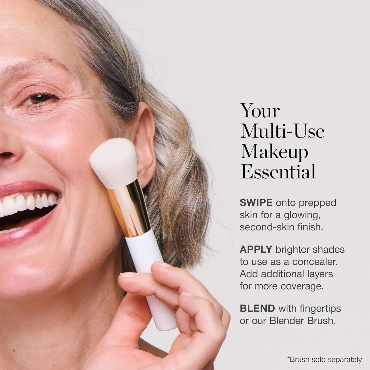 Ogee Sculpted Complexion Foundation Stick (Ginkgo 5.00N - Medium Tan, Neutral Undertones) Full Coverage Foundation Makeup - Instantly Balance & Even Complexion - 70% Organic Ingredients