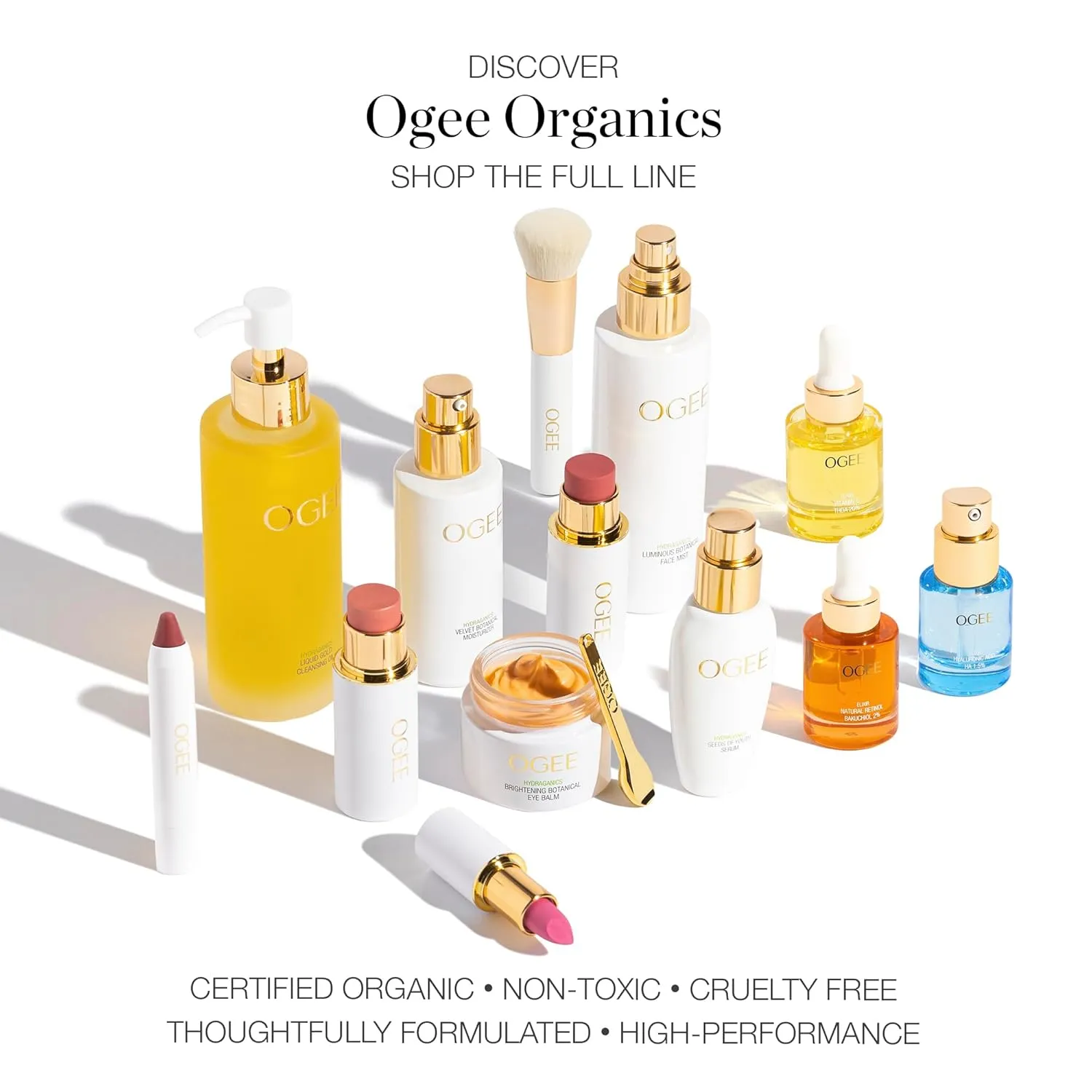 Ogee Sculpted Complexion Foundation Stick (Ginkgo 5.00N - Medium Tan, Neutral Undertones) Full Coverage Foundation Makeup - Instantly Balance & Even Complexion - 70% Organic Ingredients