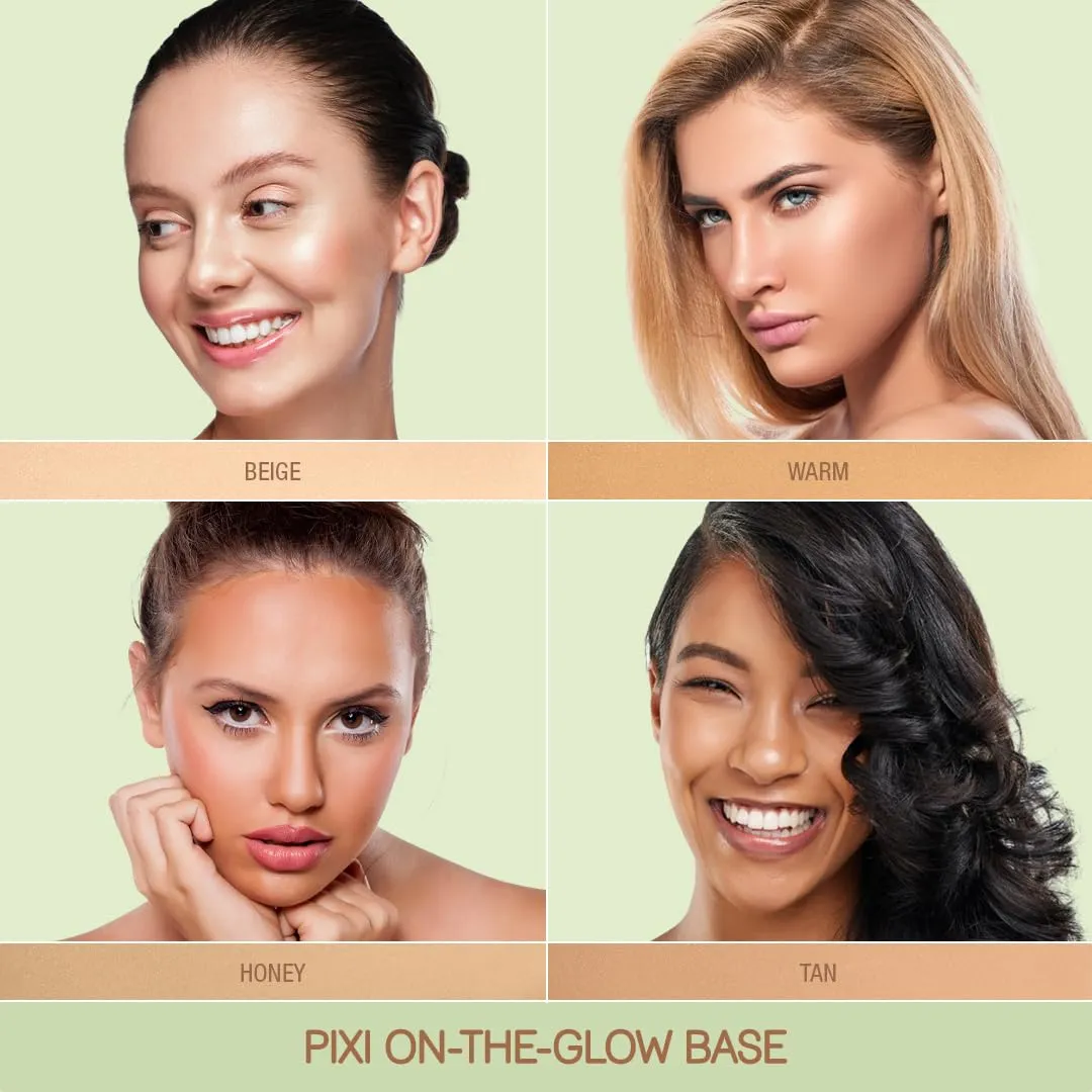Pixi Beauty On-the-Glow Base| Tinted Moisturizer Foundation Stick | Beige: Medium, neutral shade| 0.6 oz / 19g