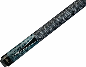 Players G-1002 Blue Birdseye Maple/Points/Irish Linen Pool/Billiard Cue Stick