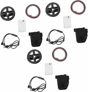 POPETPOP Decorative Light Strip for Electric Scooters Easy Installation Visibility Enhance Safety for Night
