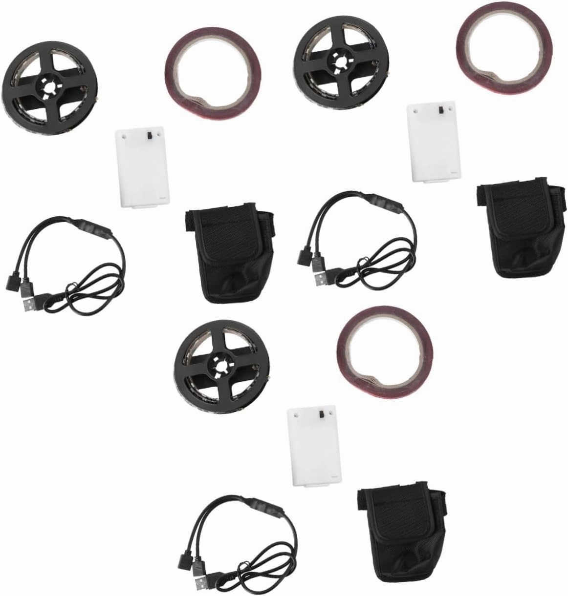POPETPOP Decorative Light Strip for Electric Scooters Easy Installation Visibility Enhance Safety for Night