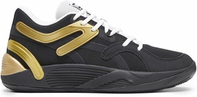 Puma Mens TRC Blaze Court Black Lifestyle Sneakers Shoes 8.5