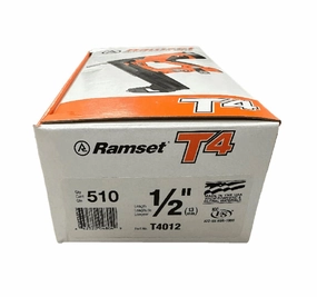 Ramset T4012 1/2″ Steel Pins with T4 Fuel Cell for T4MAG Gas Actuated Tool