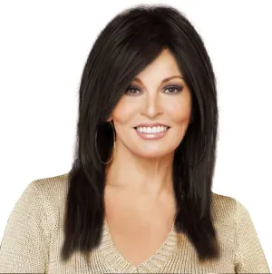 Raquel Welch Always Long Layered Comfort Cap Wig by Hairuwear, Large Cap Size, RL2/4 Off Black