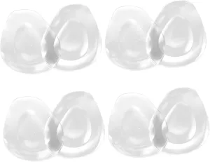 SAFIGLE 8pcs Pads Gel Foot Cushions Forefoot Support for High Heels Sandals and Sneakers Shock Absorbing Forefoot Pads for Enhanced Comfort and Relief