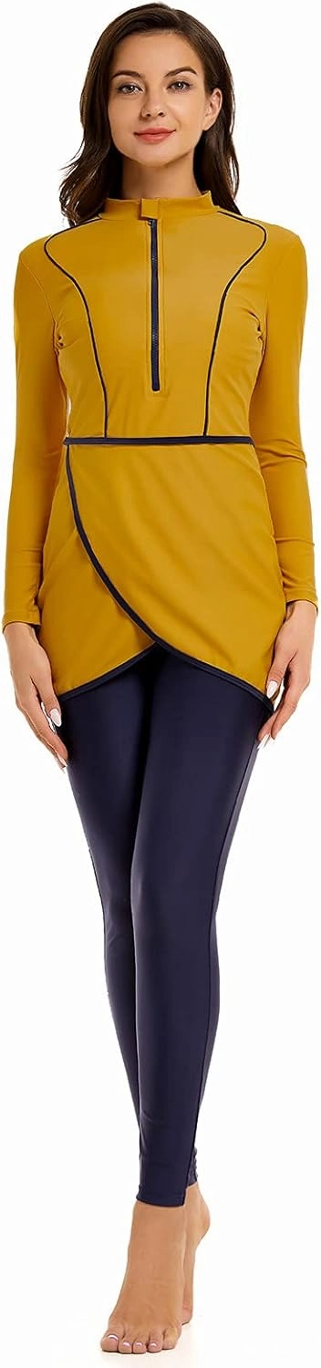 seafanny Women Muslim Swimwear Long Sleeve Burkini Full Cover Hijab Modest Swimsuit
