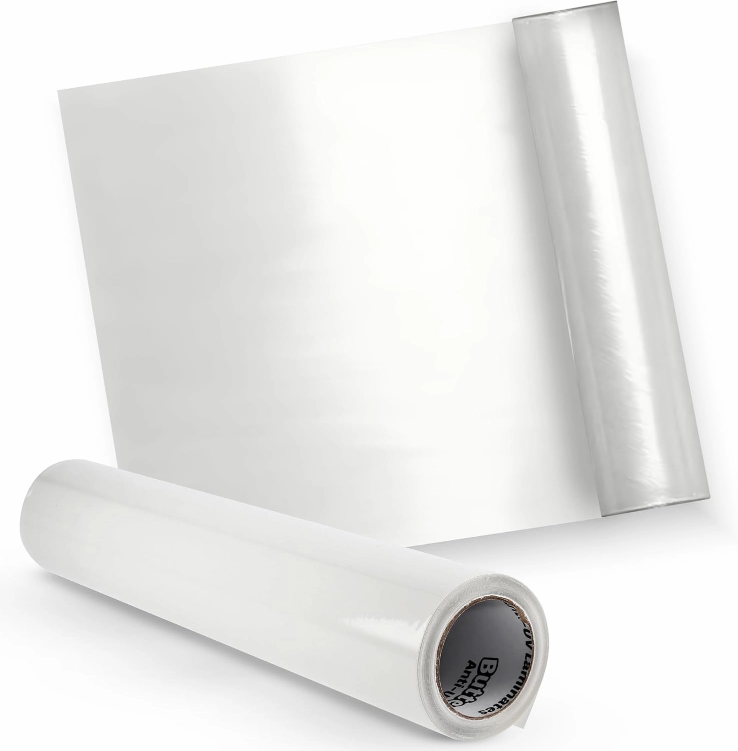 Self Laminating Film Anti-UV Vinyl (12”x15ft Glossy): Clear Vinyl Roll Laminating Paper - Self Adhesive Laminating Sheets, Sticker Laminate Sheets Waterproof, Self Laminating Sheets Transparent Vinyl