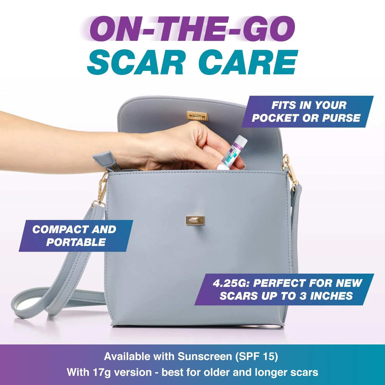Silicone Scar Gel for Scars After Surgery, C Section Scar & Deep Scar Removal, Silicone Stick, Silicone Scar Gel for Surgical Scars & Keloid Scar Treatment, Silicone Gel for Scars After Surgery, 4.25g