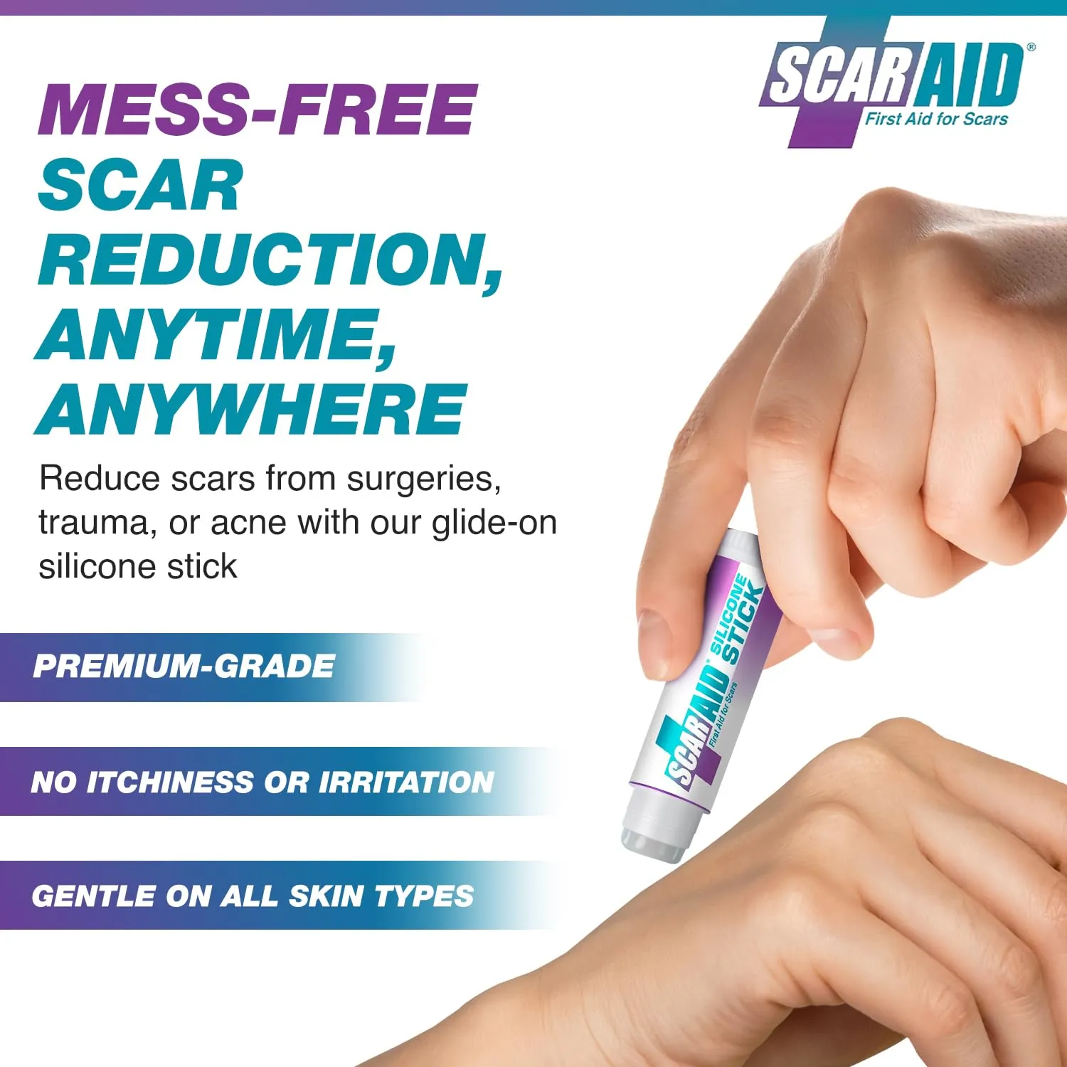 Silicone Scar Gel for Scars After Surgery, C Section Scar & Deep Scar Removal, Silicone Stick, Silicone Scar Gel for Surgical Scars & Keloid Scar Treatment, Silicone Gel for Scars After Surgery, 4.25g