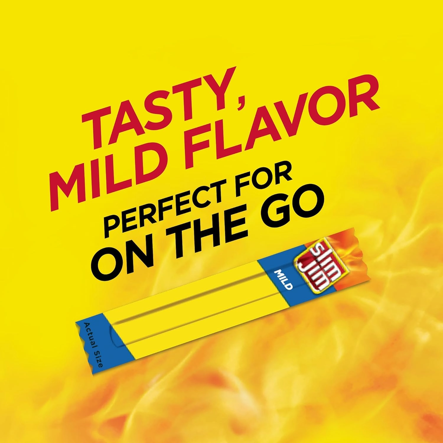 Slim Jim Smoked Meat Sticks, Mild Flavor, 6g Protein Per Serving, Snack Size, 0.28 oz. (100 Count)