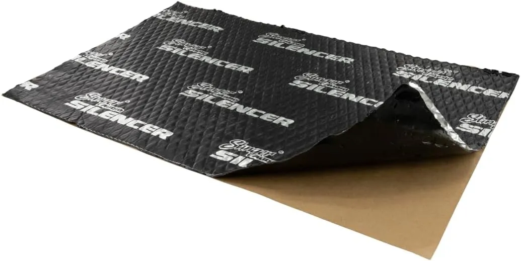 Stinger Audio Silencer Car Sound Deadening Material, Automotive Noise Dampening, Aluminum Butyl Mat, 80 mil 36 sqft, 27 Self-Adhesive Sheets, 12" x 16"