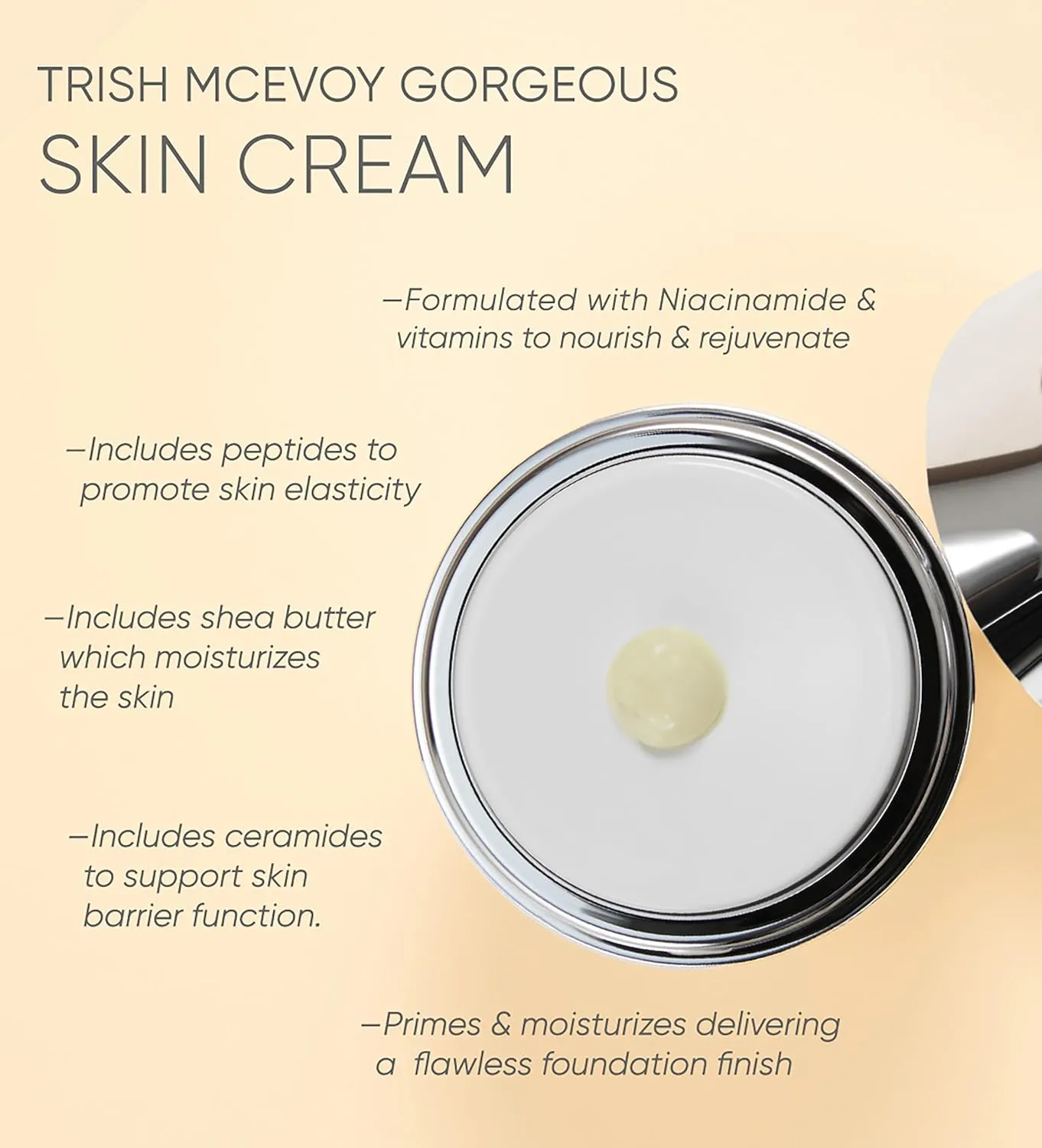 Trish McEvoy Gorgeous Skin Moisturizer, 1 oz.