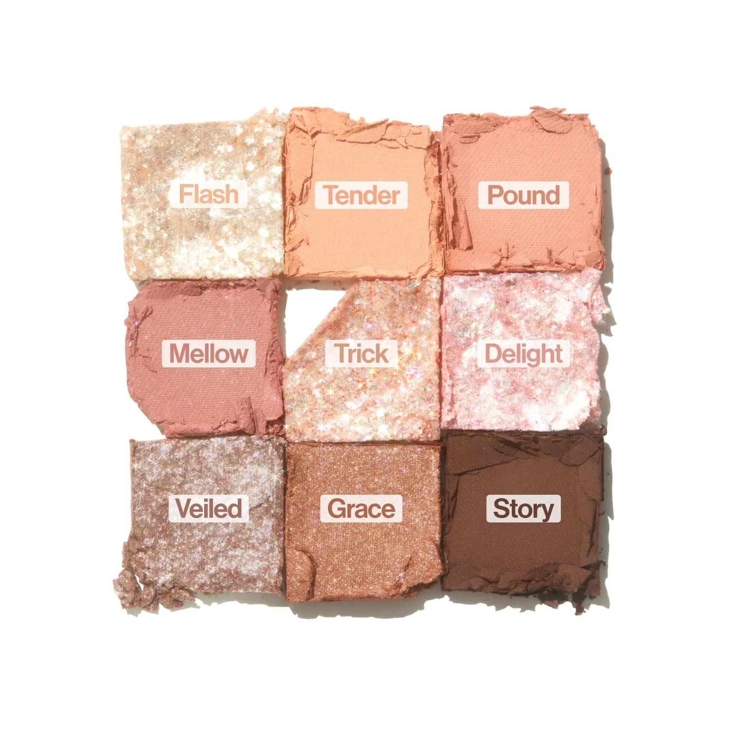 UNLEASHIA Glitterpedia Eye Palette NO.3 All of Coralpink